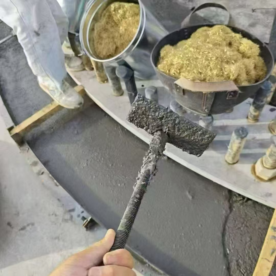 鱼峰C120钢纤维高强无收灌浆料 轧机压缩机汽轮机发电机锻压设备底座灌浆材料